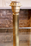 Small Leather Brass Lamp