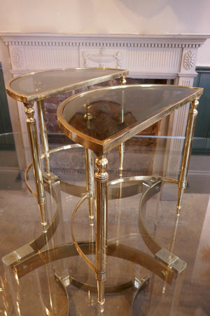 X Brass Table Set