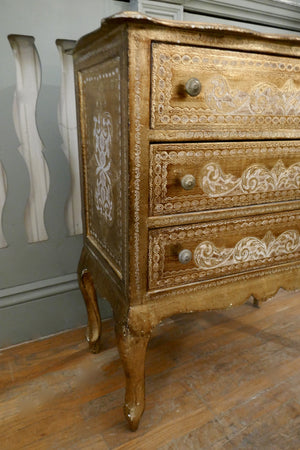 X Florentine 3 drawer cabinet.