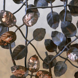 Pair of highly decorative Italian wrought iron room dividers .