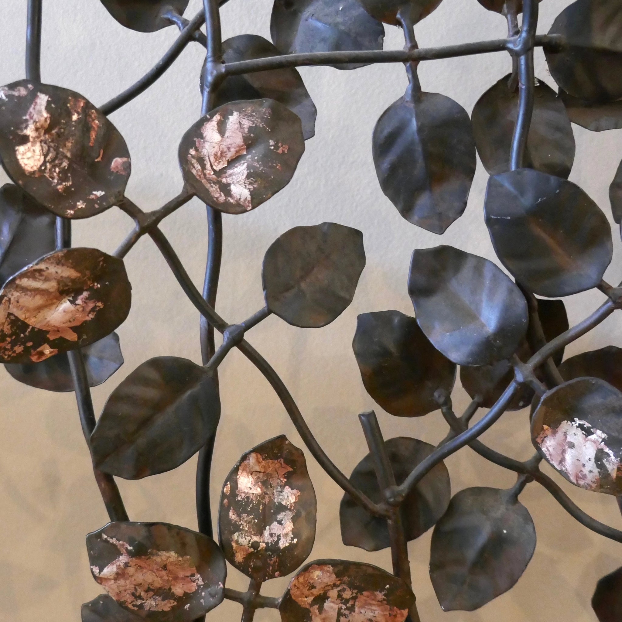Pair of highly decorative Italian wrought iron room dividers .
