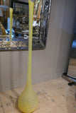 Giant 1960's mottled glass floor vase .