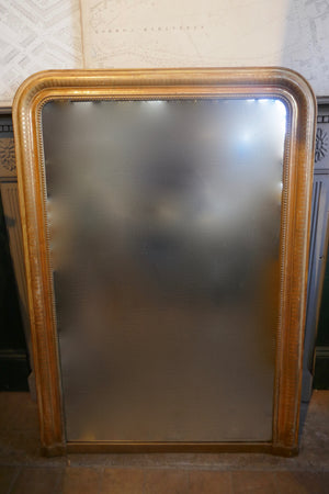 Gilded French Overmantel Mirror circa 1900