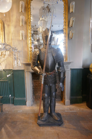 Full size museum display suit of armour  20th century .
