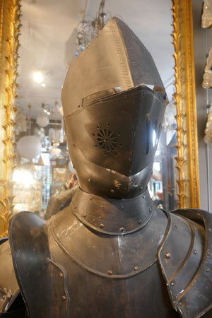 Full size museum display suit of armour  20th century .