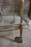 Italian , mid century bar cart.