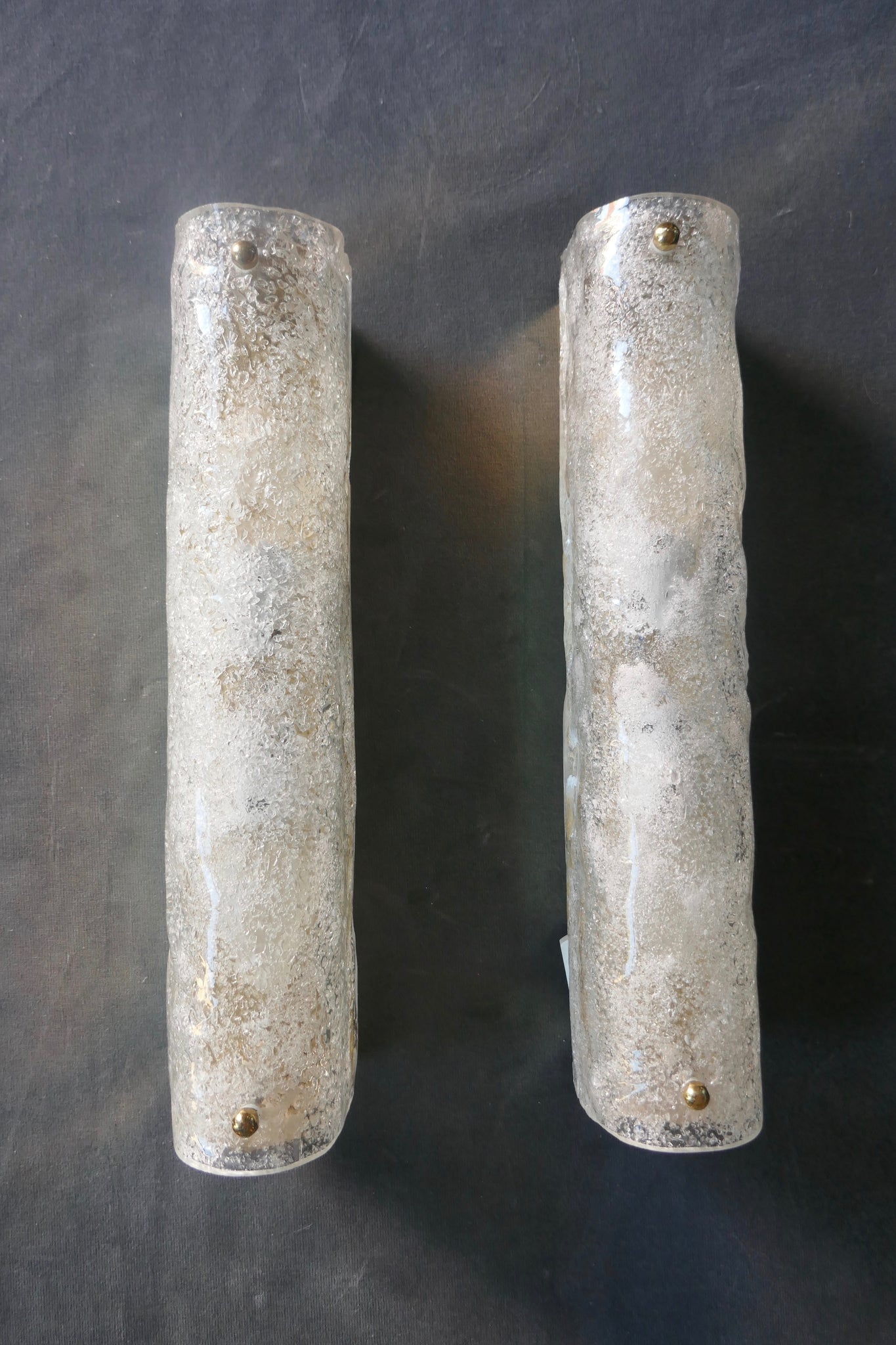 Pair of Murano glass wall lights circa 1970.