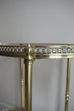 X Large Brass Bar Trolly