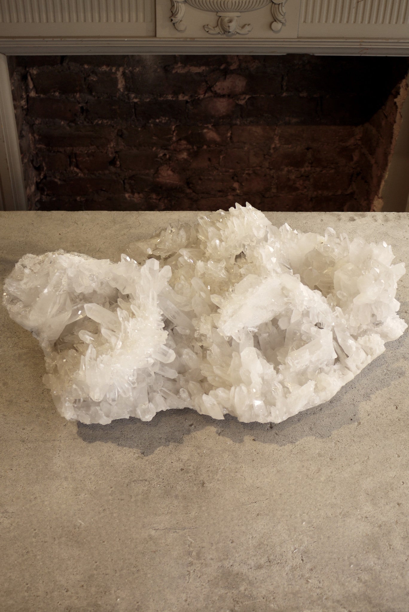 X Impressive  Large Quartz  Cluster  with large points approx 43 KG