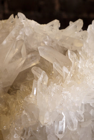 X Impressive  Large Quartz  Cluster  with large points approx 43 KG