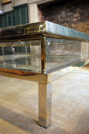 X Sliding Top coffee table
