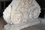 X Large faux stone garden table