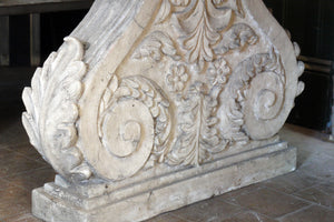 X Large faux stone garden table