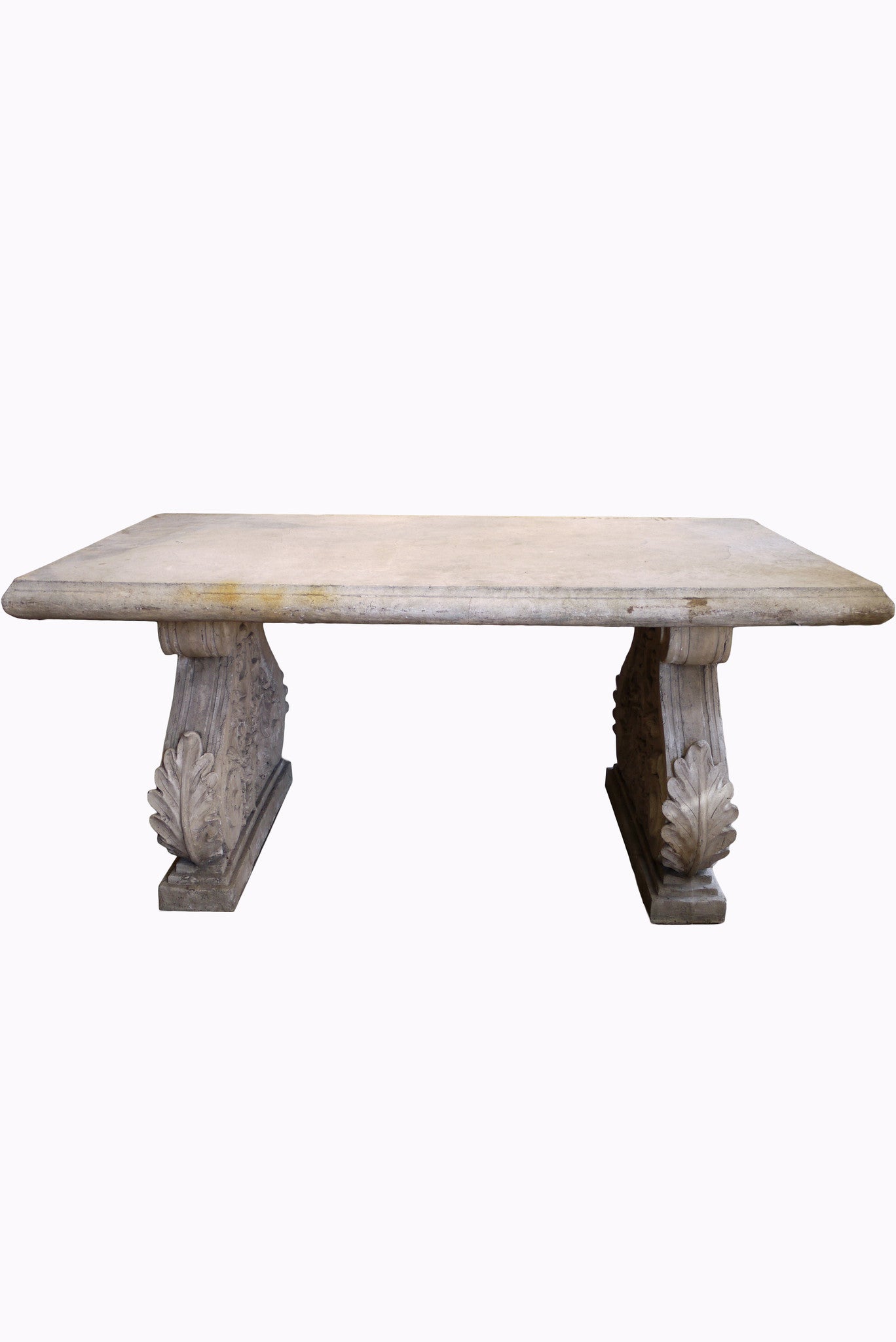 X Large faux stone garden table