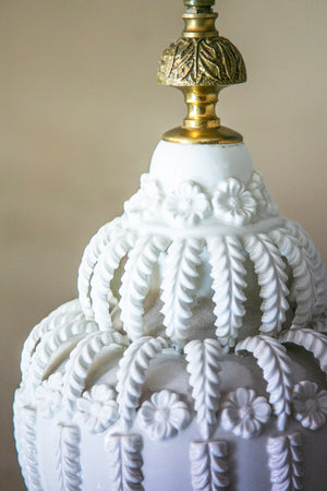 Large stunning pair of vintage Casa Pupo Lamps .
