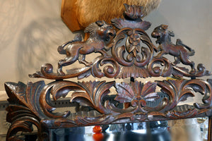 X Large Brown French Mirror