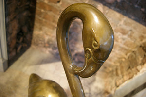 X Brass Flamingo Oddity