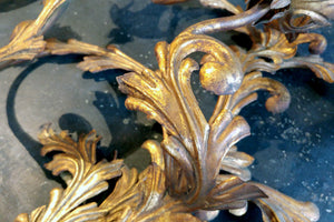 X Pair of Brass Wall Lights
