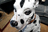 X Imposing Pair of Italian Majolica Pottery Hounds