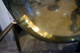 Large Italian glass egg lamp .