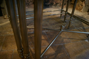 Glass and Chrome Nest of Tables