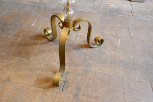 X Glass Standard Lamp