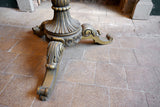 French Painted Carved Wood Standard Lamp circa 1920