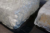Pair of Square Murano Glass Wall Lights