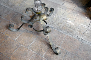 X Glass Standard Lamp