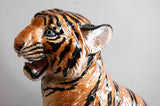 X Italian Ceramic  model of a Tiger circa 1970