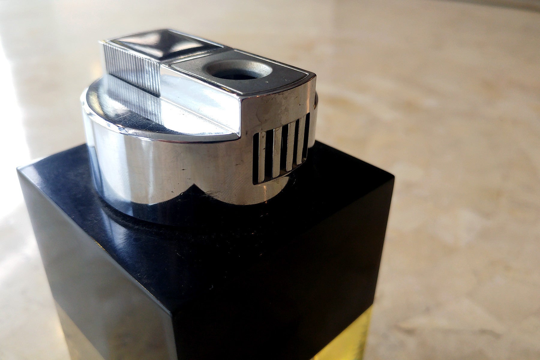 X Unusual Lighter with Encased Pufferfish