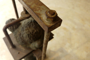 Interesting Metal Teddy Bear Oddity