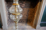 X Glass Standard Lamp