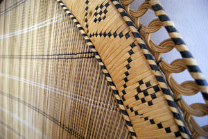 X Large 1970s 'Emanuelle' wicker banquete  .