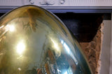 Large Italian glass egg lamp .