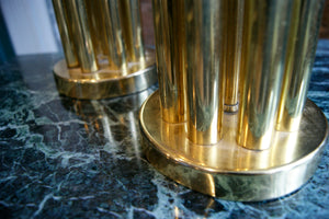 Pair of Brass Lamps