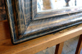 X Small french mirror with original glass plate circa 1900.