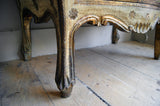 X Parcel Guilt Venetian Bow Fronted Display Cabinet with Glazed Upper Parts