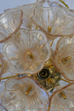 X Sputnik Glass Flower Chandelier