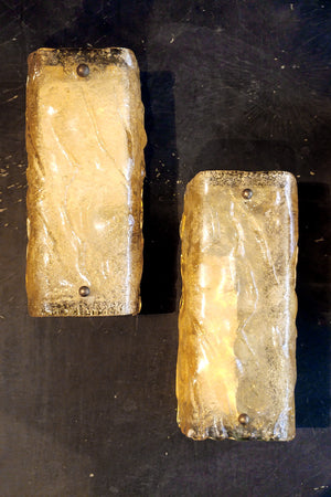 X Murano Glass 'Gold Bar' Lights