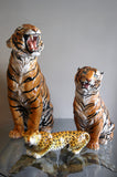 X Italian Ceramic  model of a Tiger circa 1970