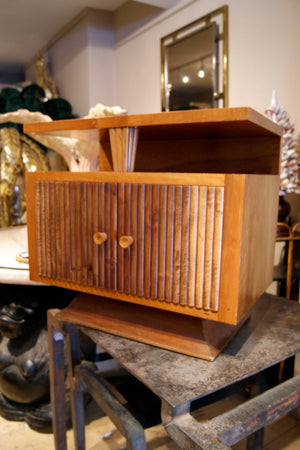 Pair of elegant Italian 1950s  Bedside Cabinets.