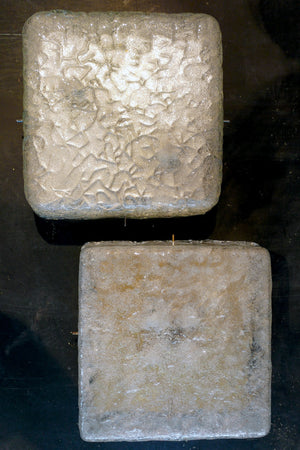 Pair of Square Murano Glass Wall Lights