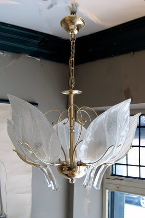 Murano Five Leaf Chandelier