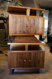 Pair of elegant Italian 1950s  Bedside Cabinets.