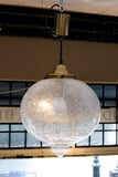 Murano clear Glass hanging Light .
