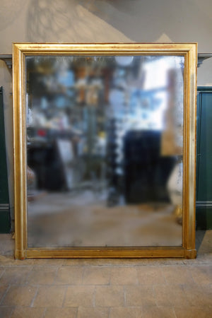 Imposing, Squared French Wall Mirror