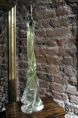 X impressive 60cm Val st Lambert table lamp