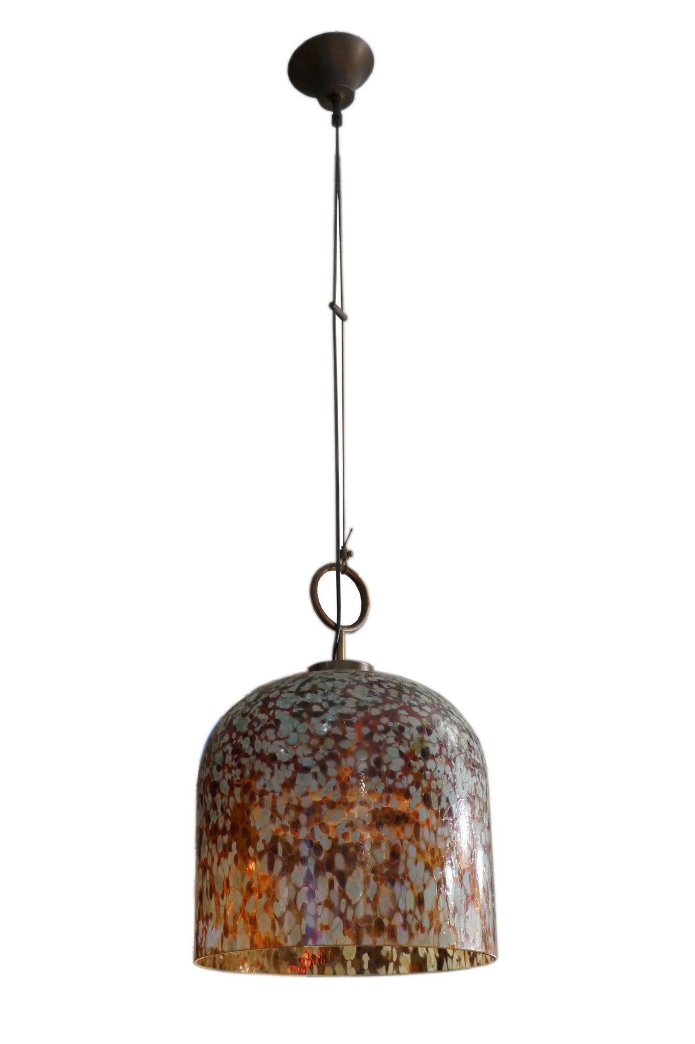 X Amazing multicolored  Murano glass hanging light